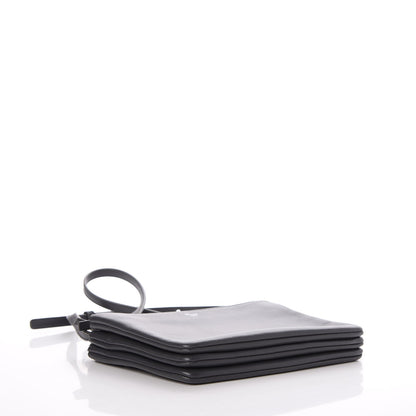 Celine Lambskin Small Trio Crossbody Bag Anthracite 4 of 9