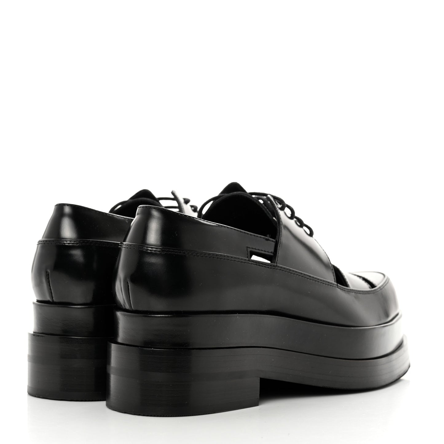 Glossed Calfskin Galilee Loafers 39 Black