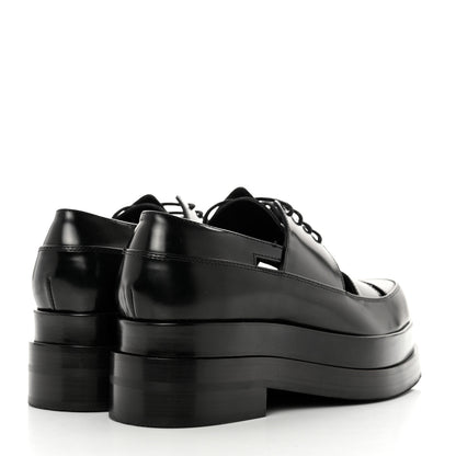 Hermes Glossed Calfskin Galilee Loafers 39 Black 4 of 9