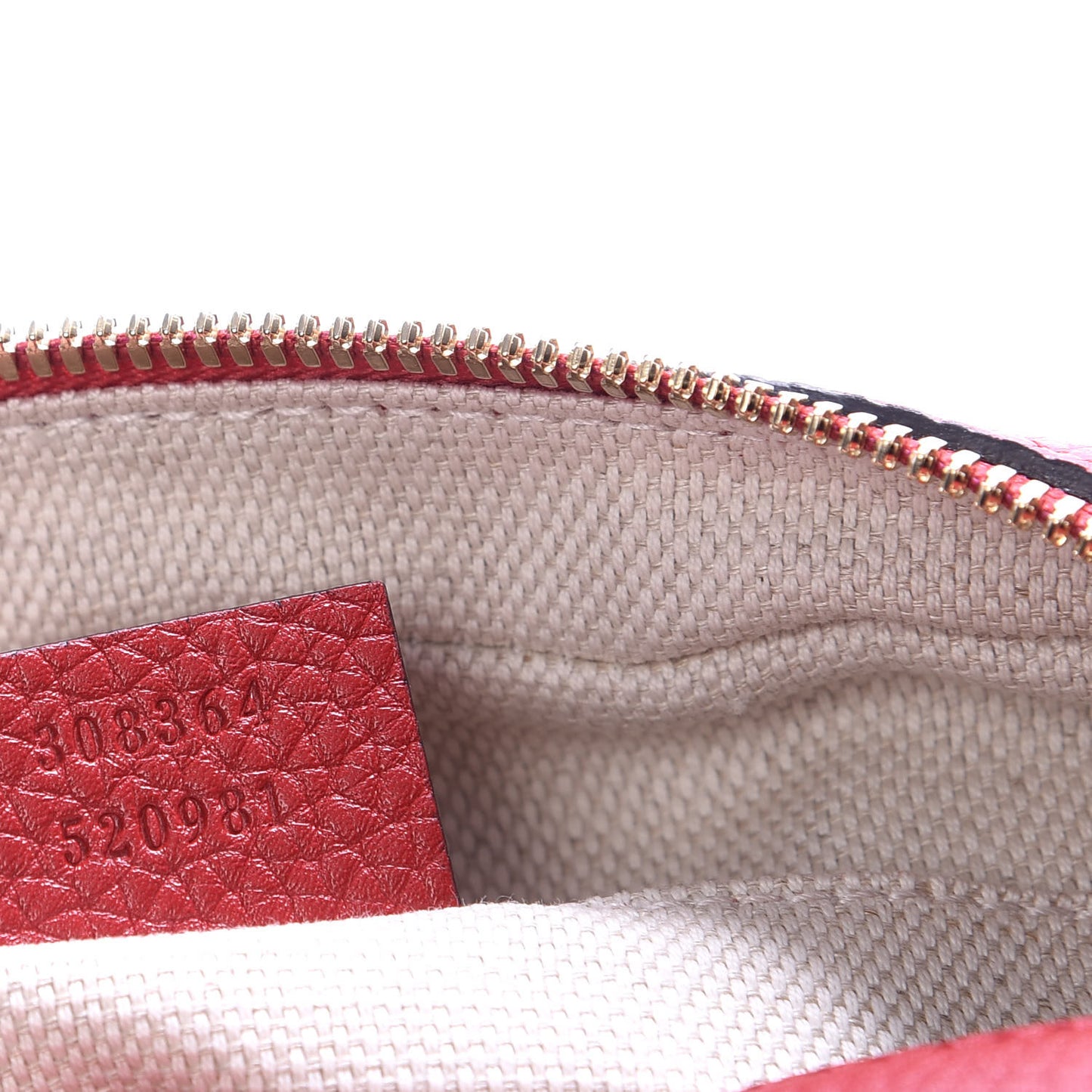 Pebbled Calfskin Small Soho Disco Bag Vibrant Red