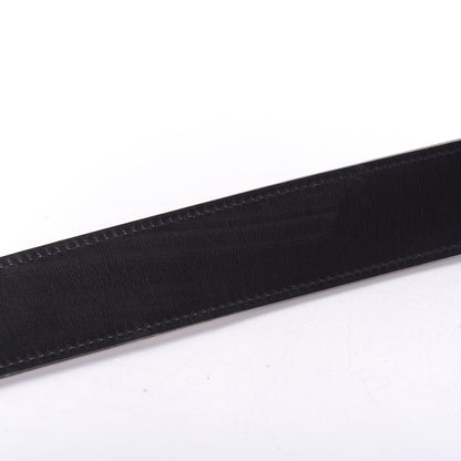 Hermes Box Togo Strie 32mm H Belt 85 Black Gold 10 of 12