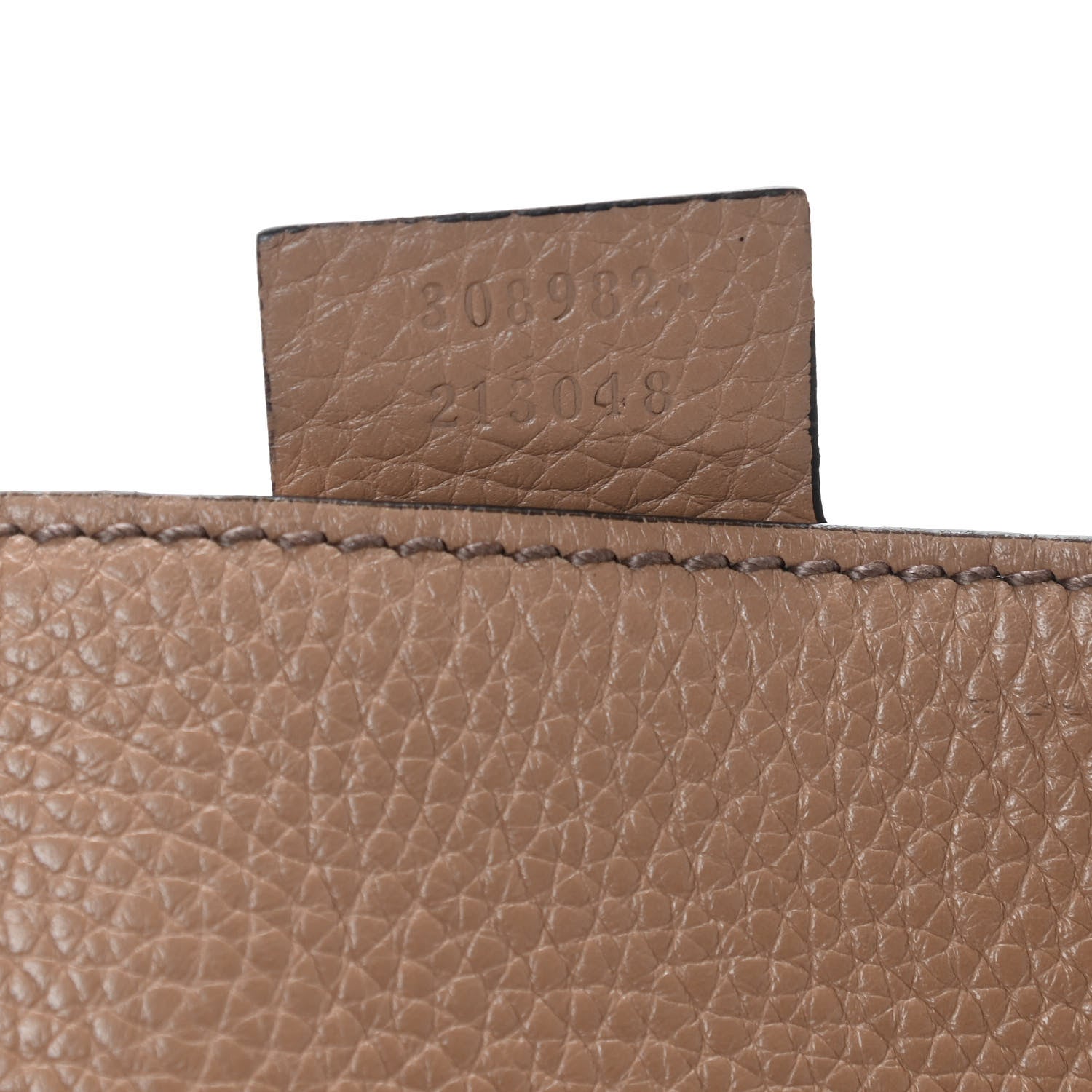 Gucci Pebbled Calfskin Medium Soho Chain Shoulder Bag Rose Beige 7 of 13