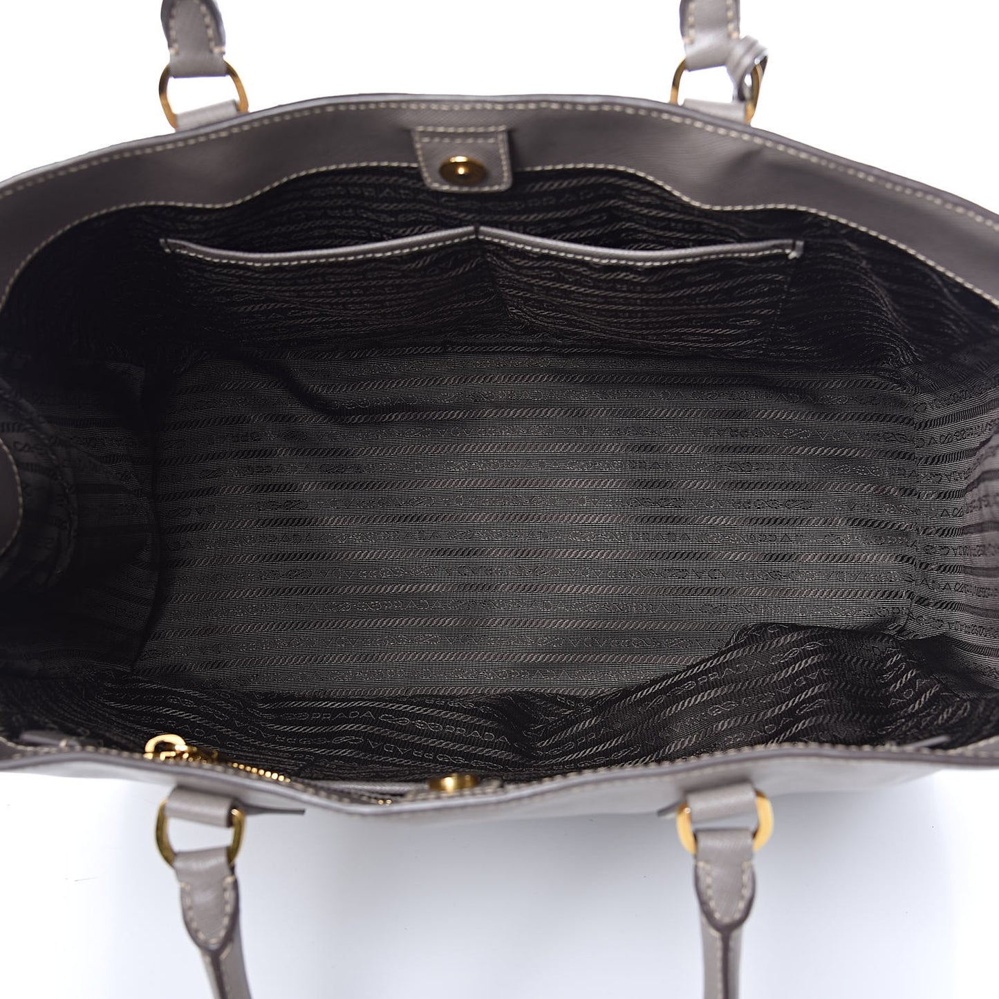 Saffiano Lux Large Tote Argilla