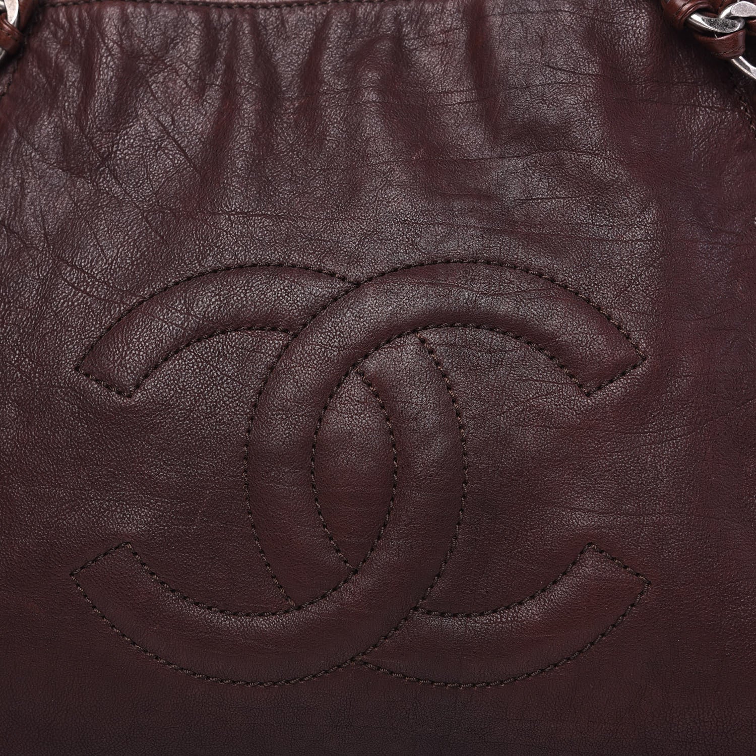 Chanel Calfskin East West Modern Chain Tote Brown 11 of 11