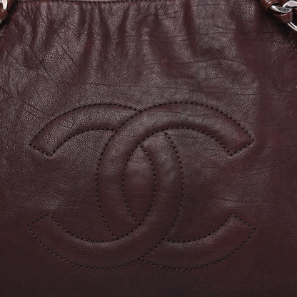 Chanel Calfskin East West Modern Chain Tote Brown 11 of 11