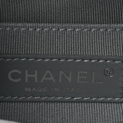 Chanel Patent Calfskin Quilted Medium Boy Flap Black 5 of 9