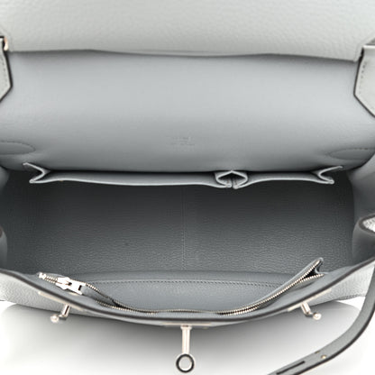 Hermes Taurillon Clemence Jypsiere 31 Gris Mouette 5 of 10