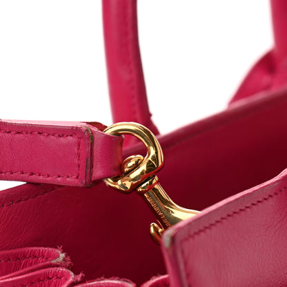 Saint Laurent Calfskin Nano Sac De Jour Lipstick Fuchsia 13 of 20