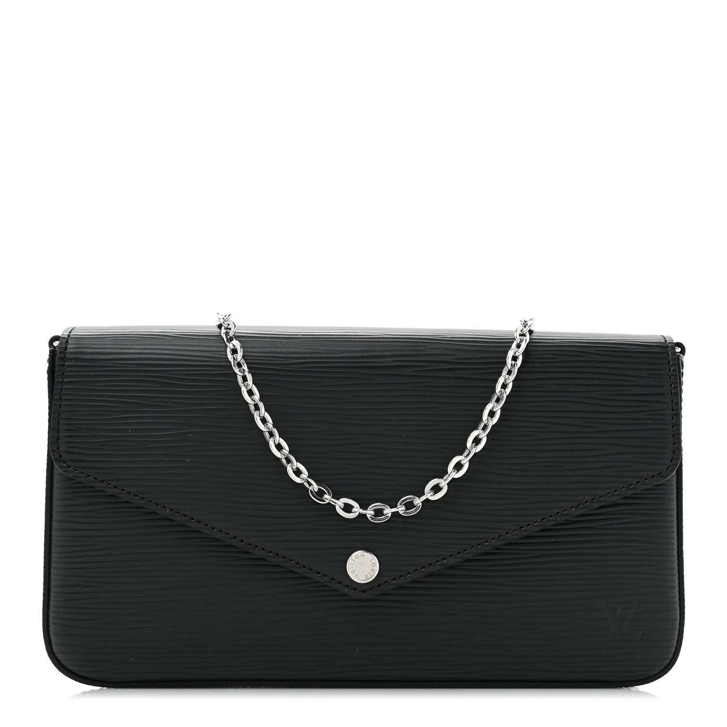 Louis Vuitton Epi Pochette Felicie Black 3 of 13