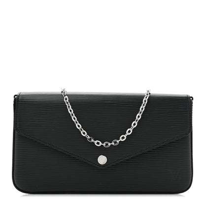 Louis Vuitton Epi Pochette Felicie Black 3 of 13