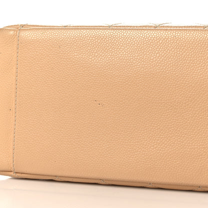 Chanel Caviar Quilted Grand Shopping Tote GST Beige 19 of 20