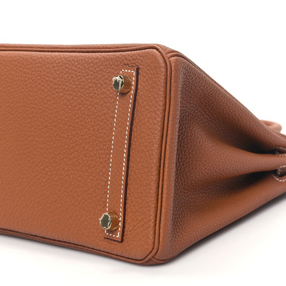 Hermes Togo Birkin 25 Gold 10 of 11