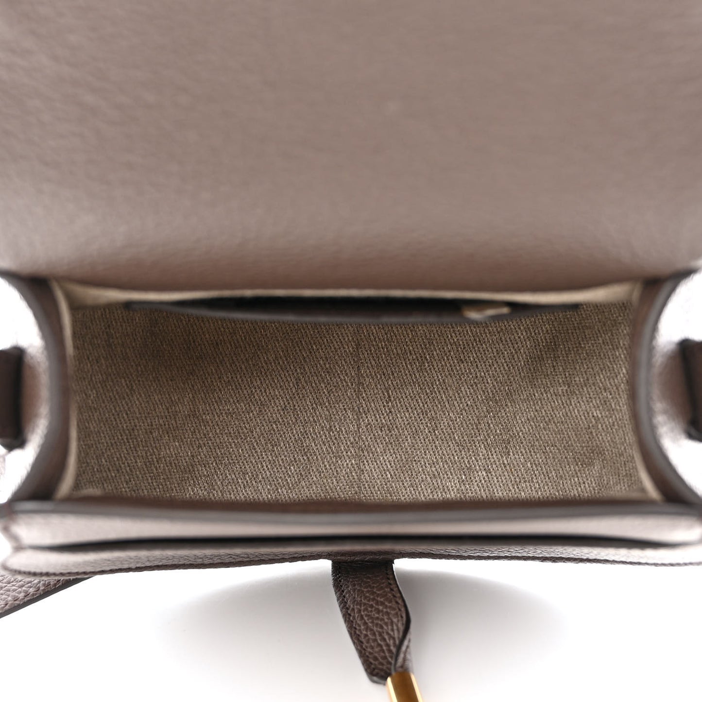 Grained Calfskin Small Marcie Saddle Bag Bold Brown
