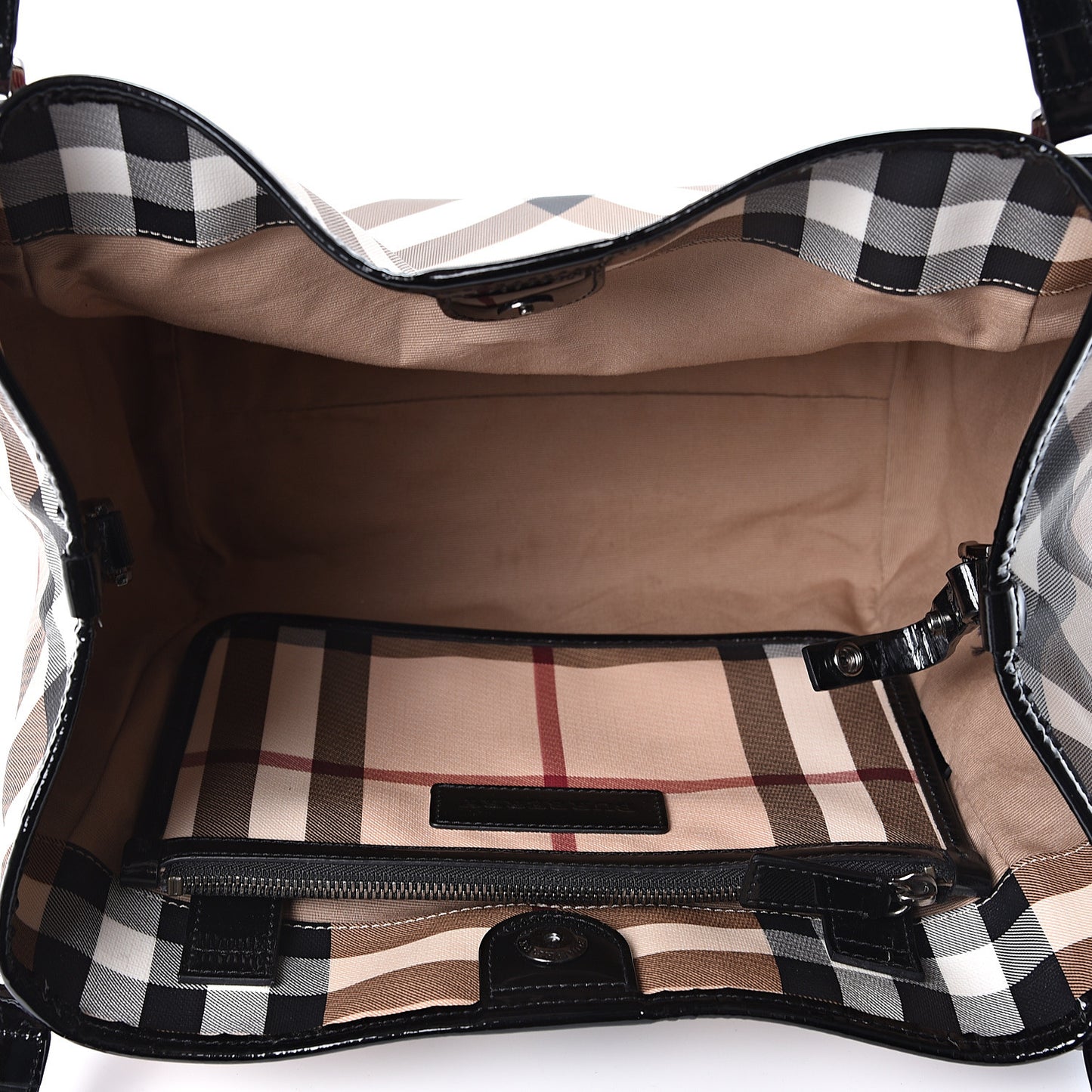 Nova Check Small Canterbury Tote Black