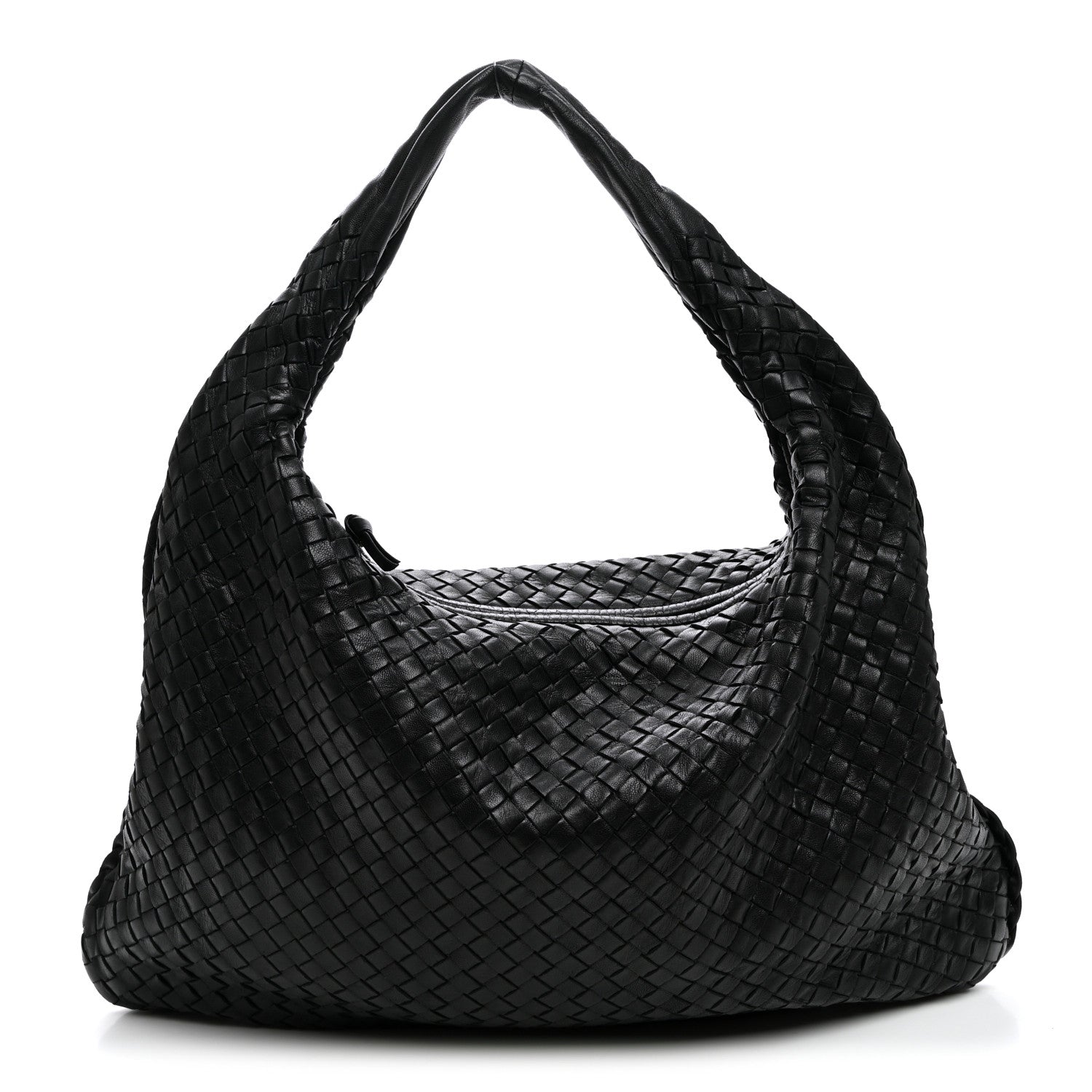 Bottega Veneta Nappa Intrecciato Large Veneta Hobo Black 1 of 8