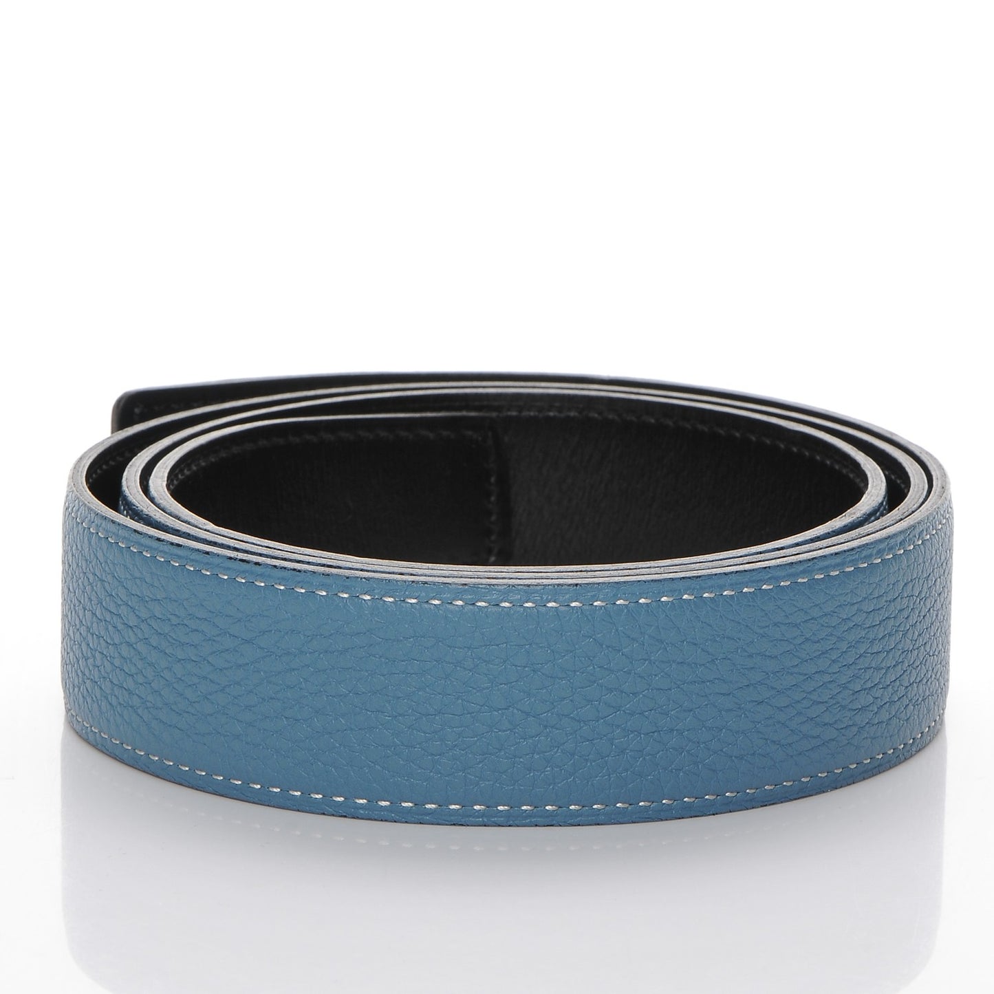 Box Togo 32mm Belt Strap 90 Black Blue Jean
