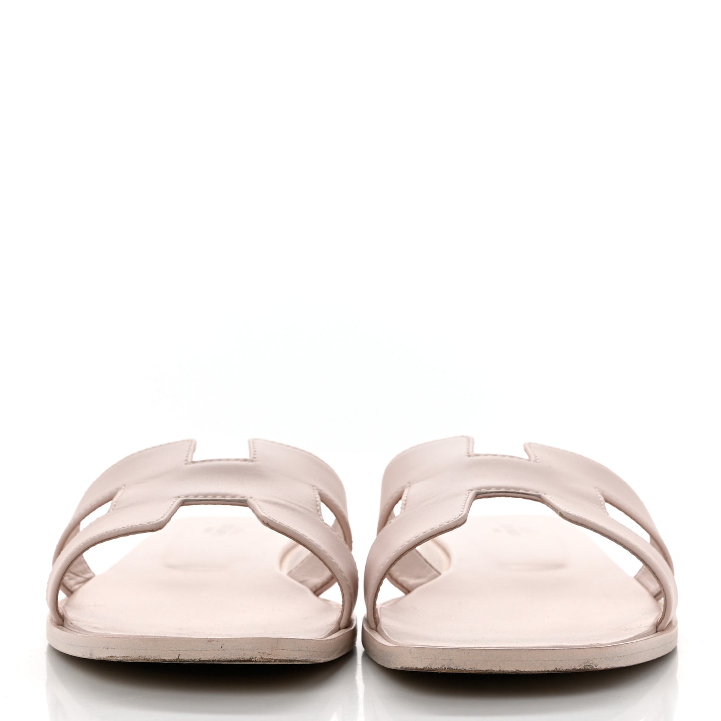 Box Calfskin Oran Sandals 41.5 Rose Pale