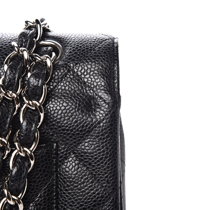 Chanel Caviar Quilted Maxi Double Flap Black 13 of 15