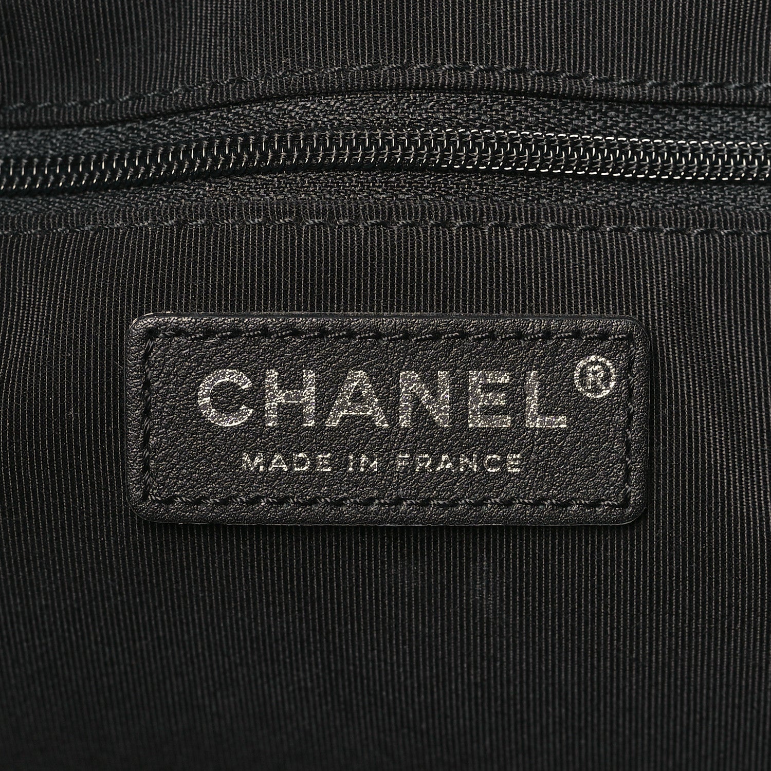 Chanel Calfskin Quilted Ultra Pocket Shopping Tote Black 6 of 8