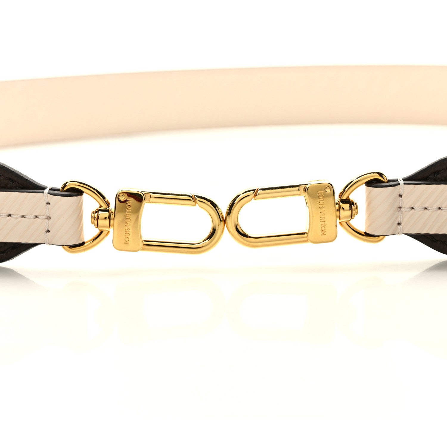 Louis Vuitton Epi Monogram Bandouliere Shoulder Strap Ivory 3 of 3