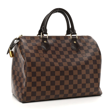 Louis Vuitton Damier Ebene Speedy 30 3 of 10