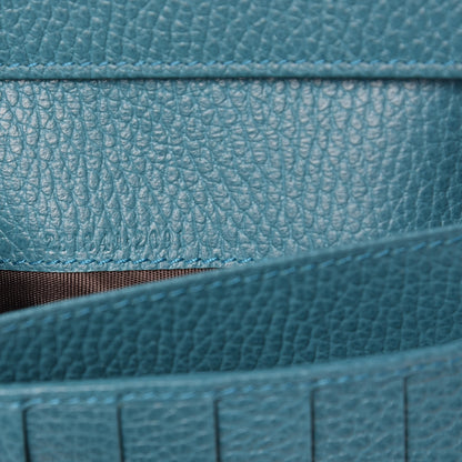 Gucci GG Plus Monogram Continental Flap Wallet Blue 7 of 8