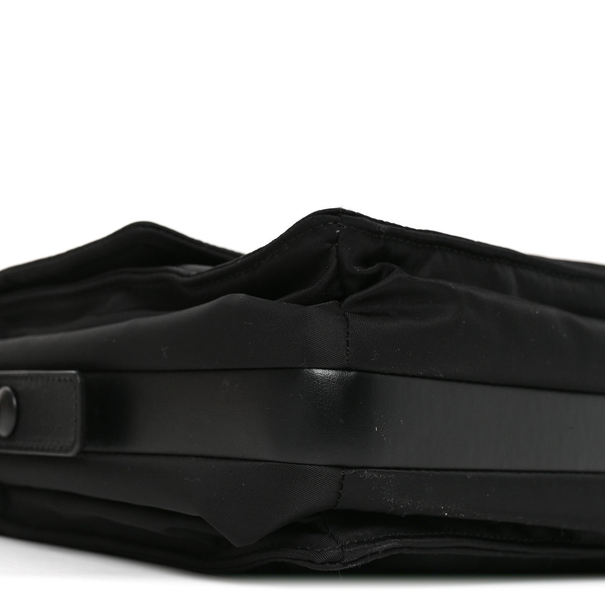 Prada Re-Nylon Vitello Padded Small Flap Shoulder Bag Black 8 of 9