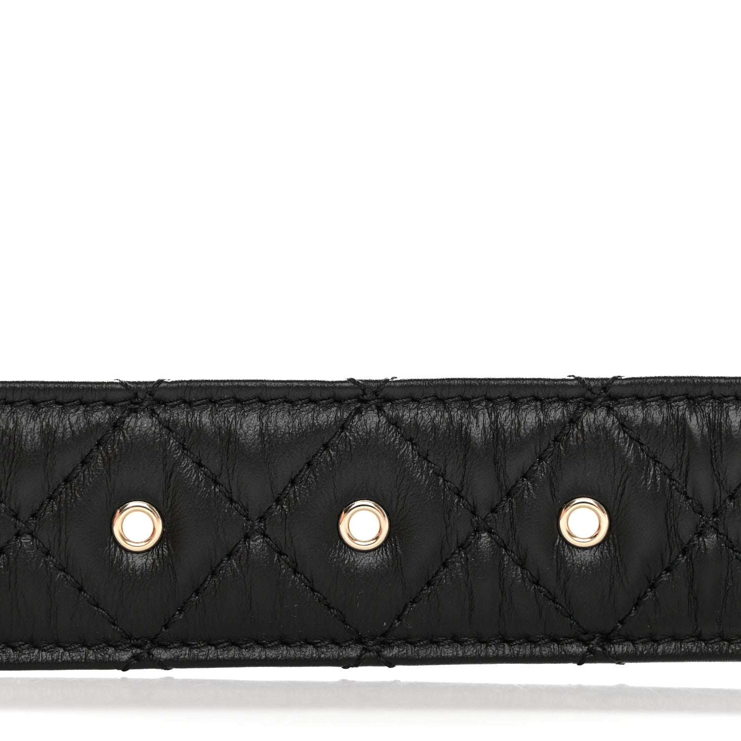 Chanel Lambskin Quilted CC Chain Belt 80 32 Black 7 of 7