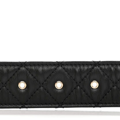 Chanel Lambskin Quilted CC Chain Belt 80 32 Black 7 of 7