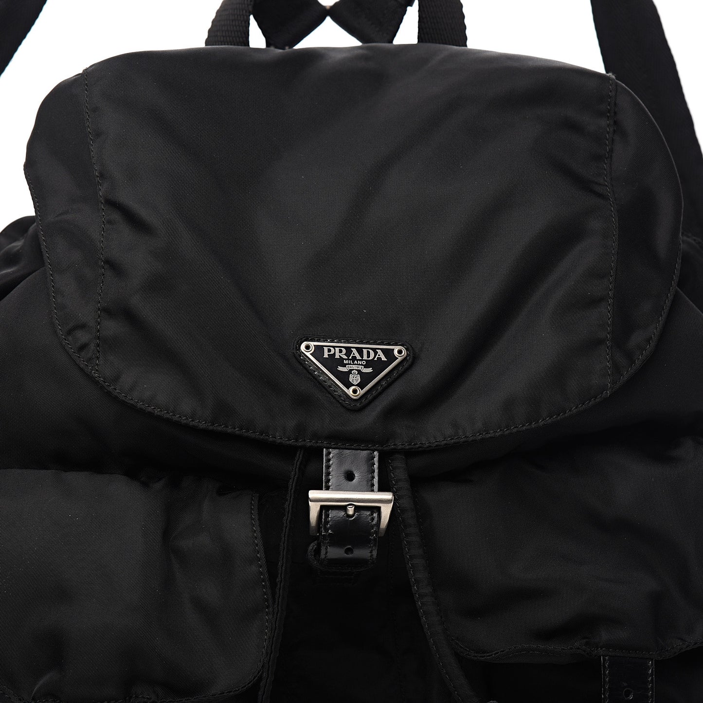 Nylon Vela Medium Backpack Black