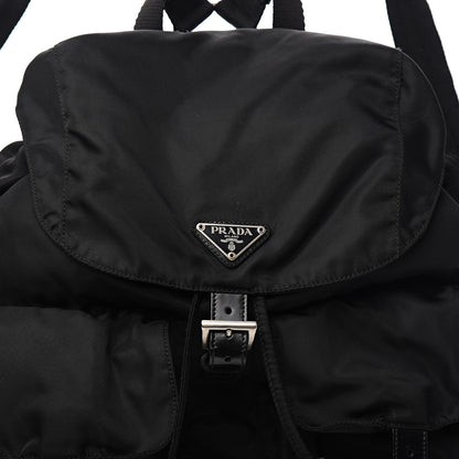 Prada Nylon Vela Medium Backpack Black 9 of 9