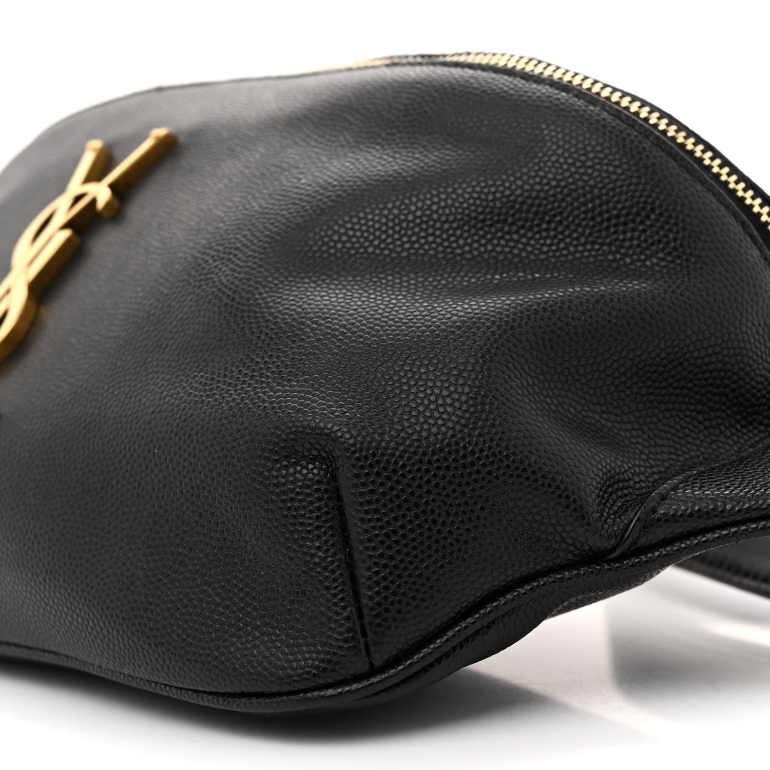 Saint Laurent Grain De Poudre Monogram Belt Bag Black 10 of 13