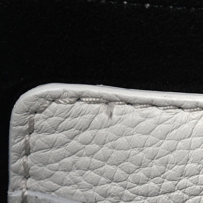 Burberry Grainy Calfskin Embossed Small Messenger White 7 of 13