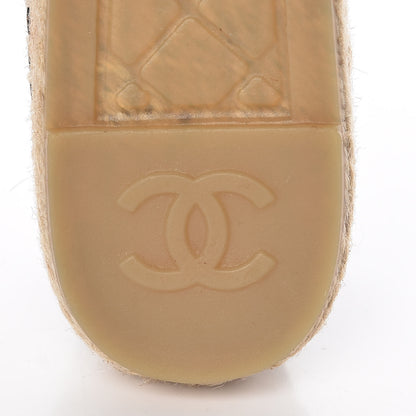 Chanel Lambskin CC Espadrilles 36 Black 7 of 11