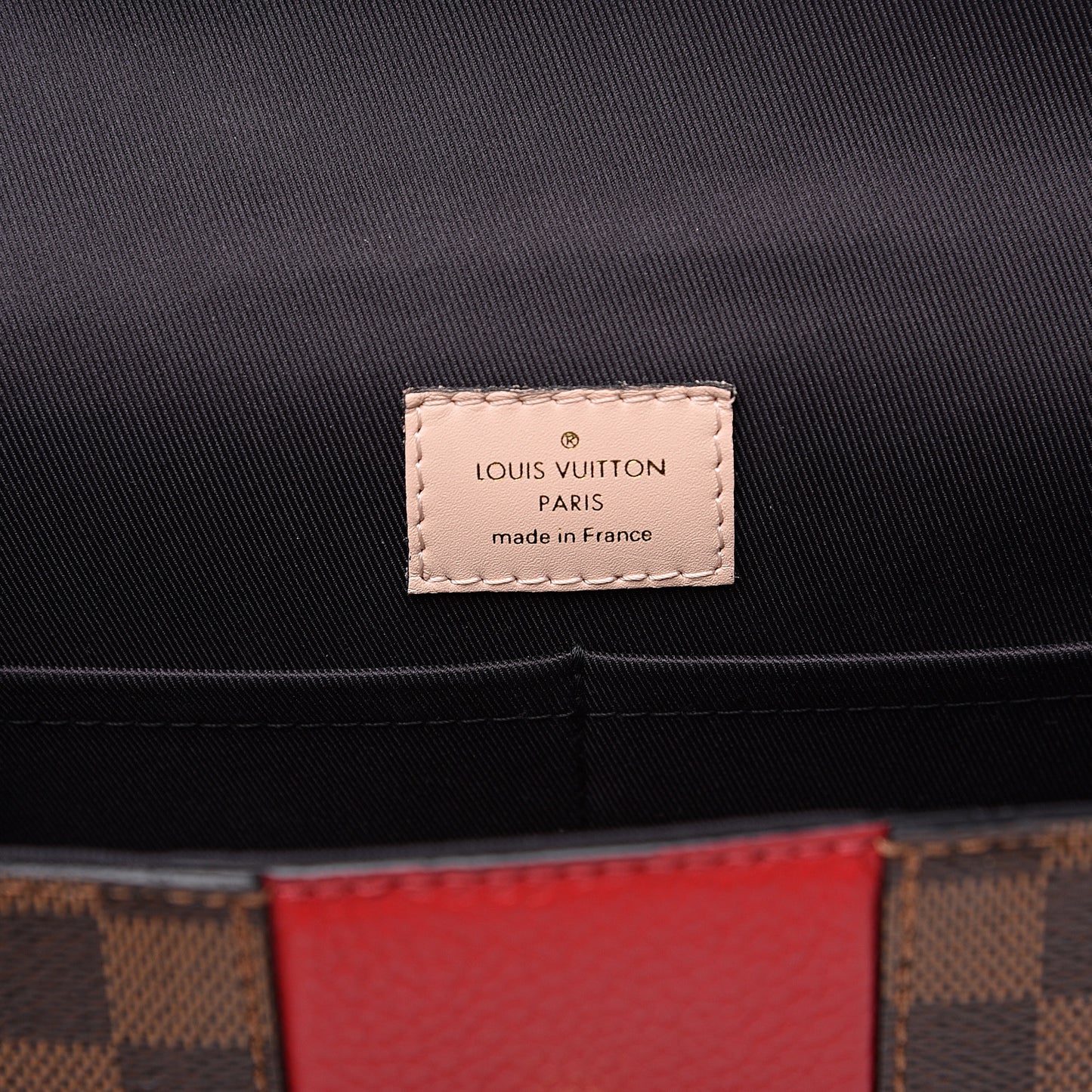 Damier Ebene Bond Street BB Scarlet