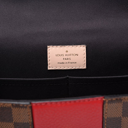Louis Vuitton Damier Ebene Bond Street BB Scarlet 5 of 8