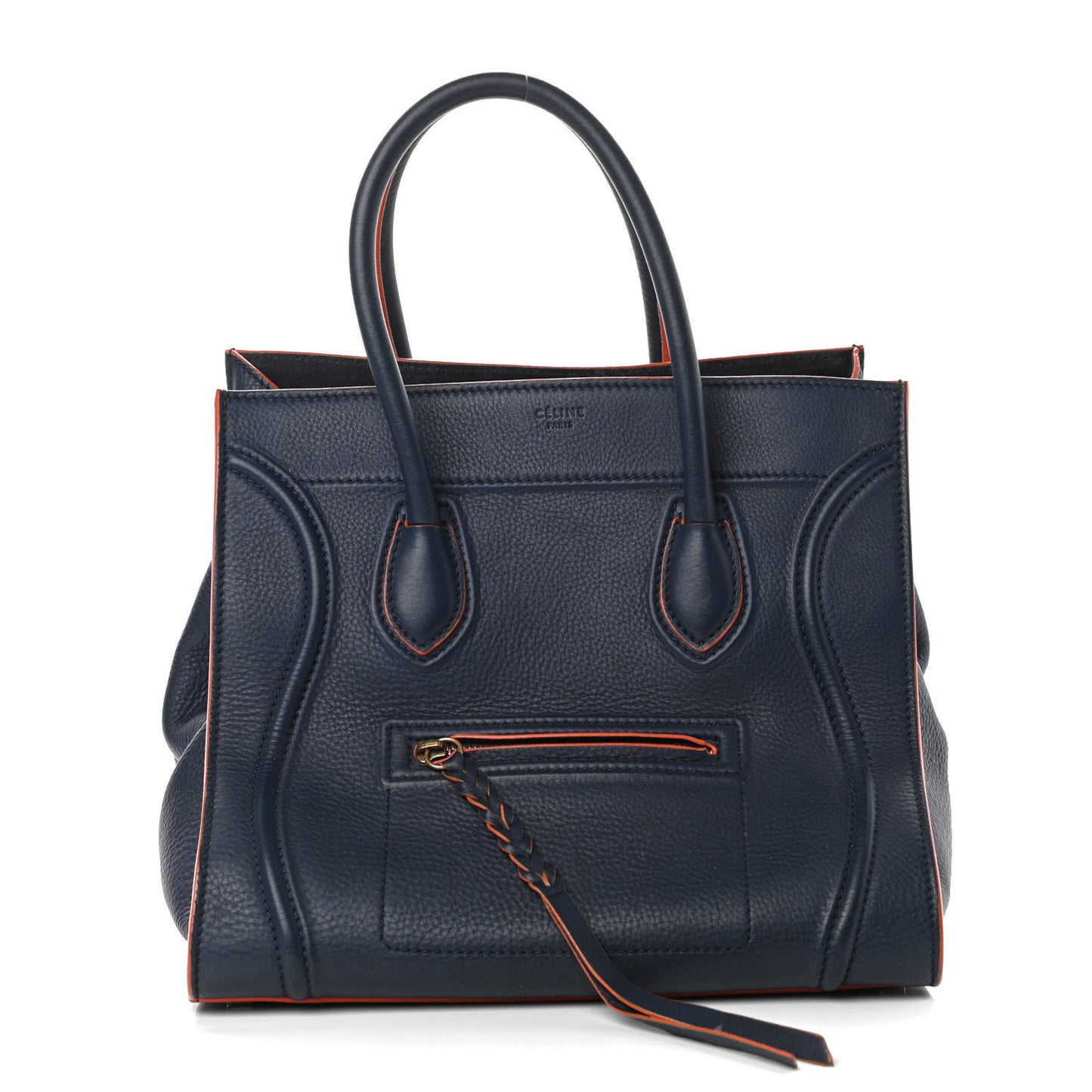 Supple Calfskin Medium Phantom Luggage Midnight