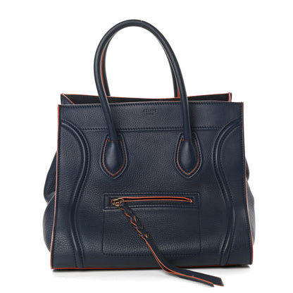 Celine Supple Calfskin Medium Phantom Luggage Midnight 1 of 9