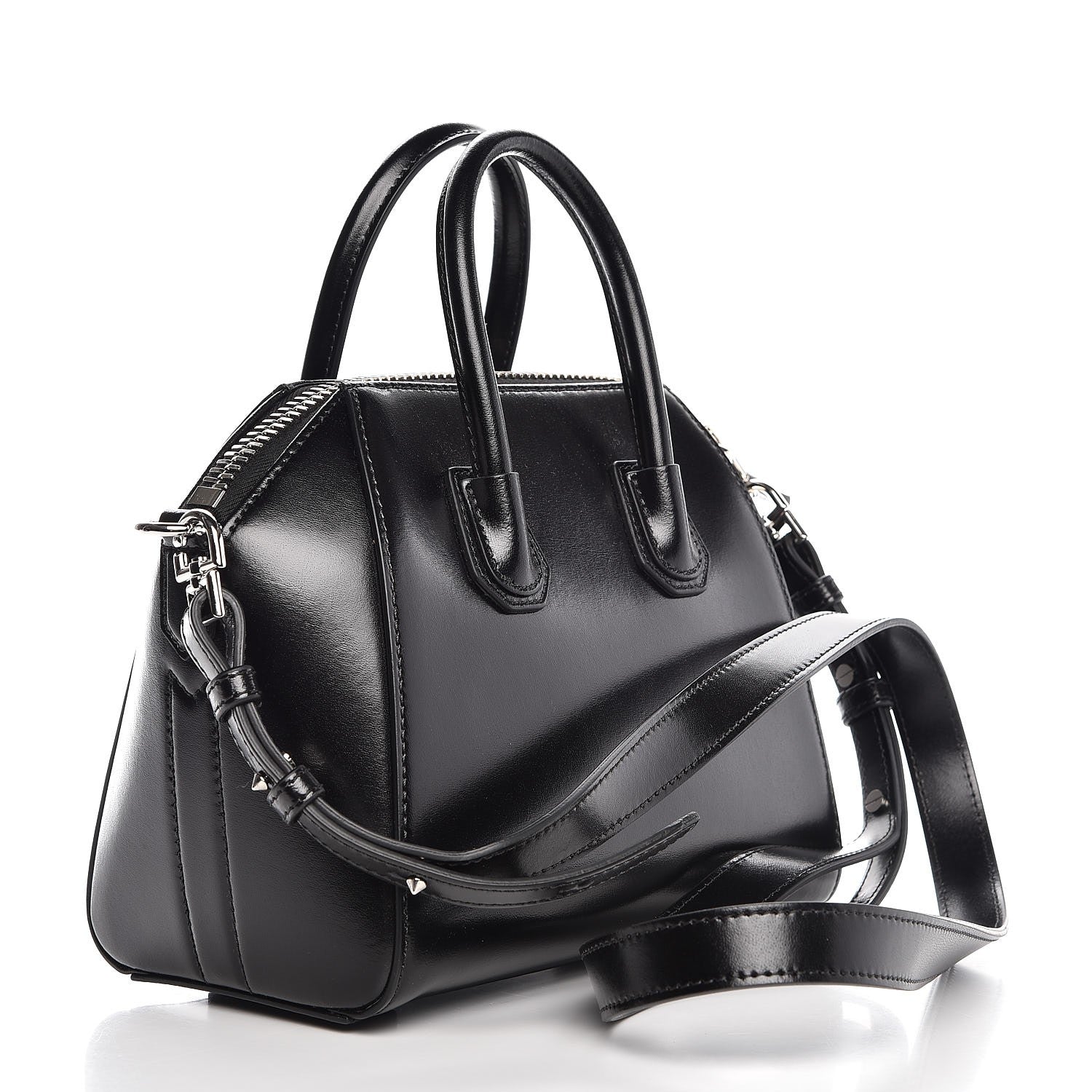 Givenchy Shiny Lord Calfskin Mini Antigona Black 3 of 7