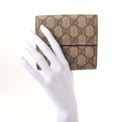 Gucci GG Plus Monogram Ladies GG French Flap Wallet Green 2 of 6