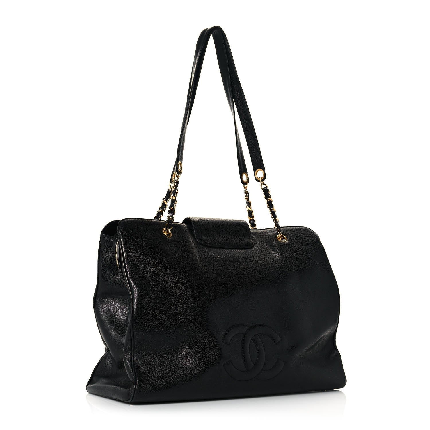 Chanel Caviar XL Weekender Bag Black 3 of 16