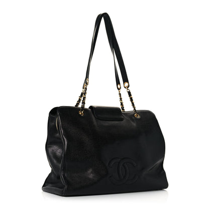 Chanel Caviar XL Weekender Bag Black 3 of 16