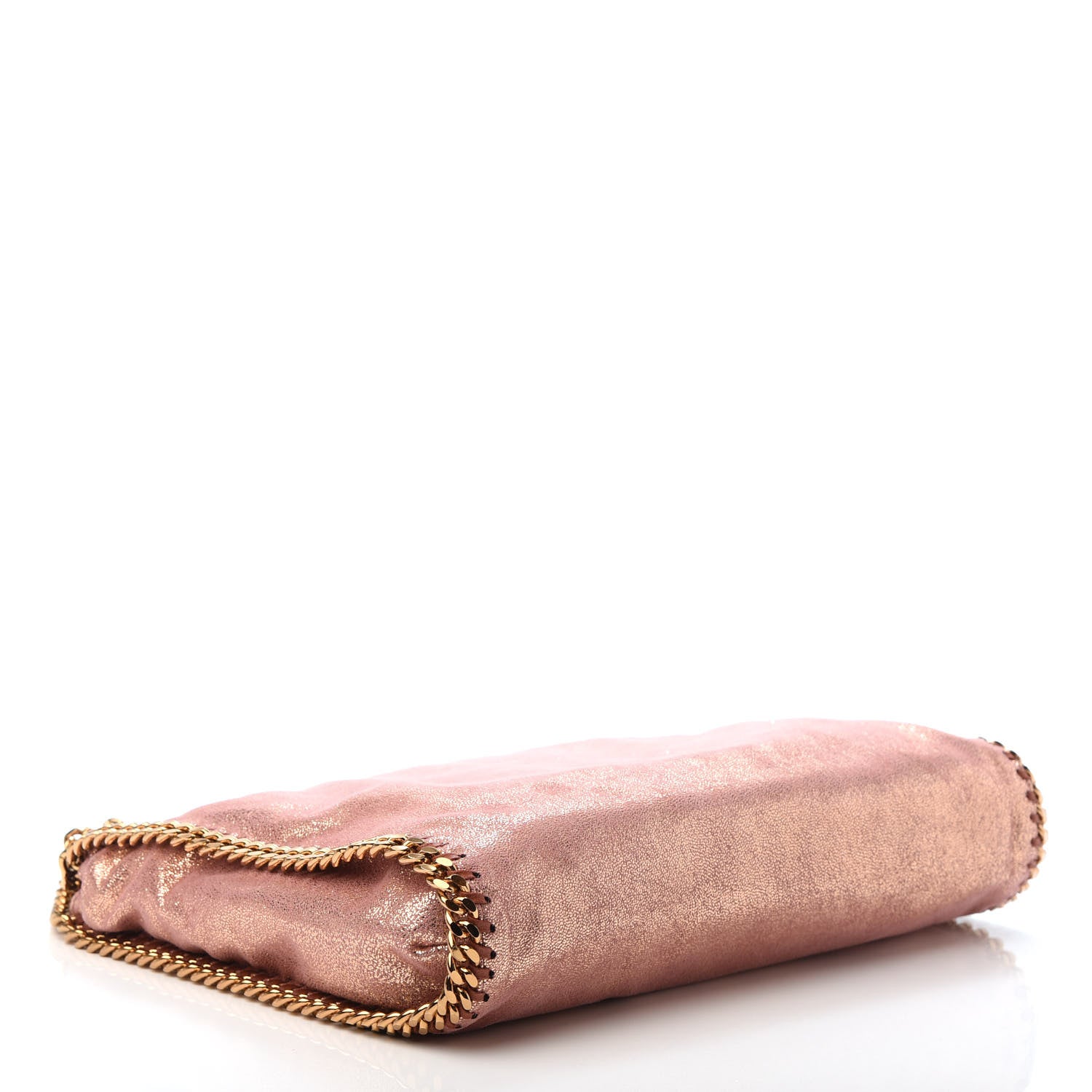 Stella McCartney Metallic Shaggy Deer Small Falabella Tote Copper 4 of 9