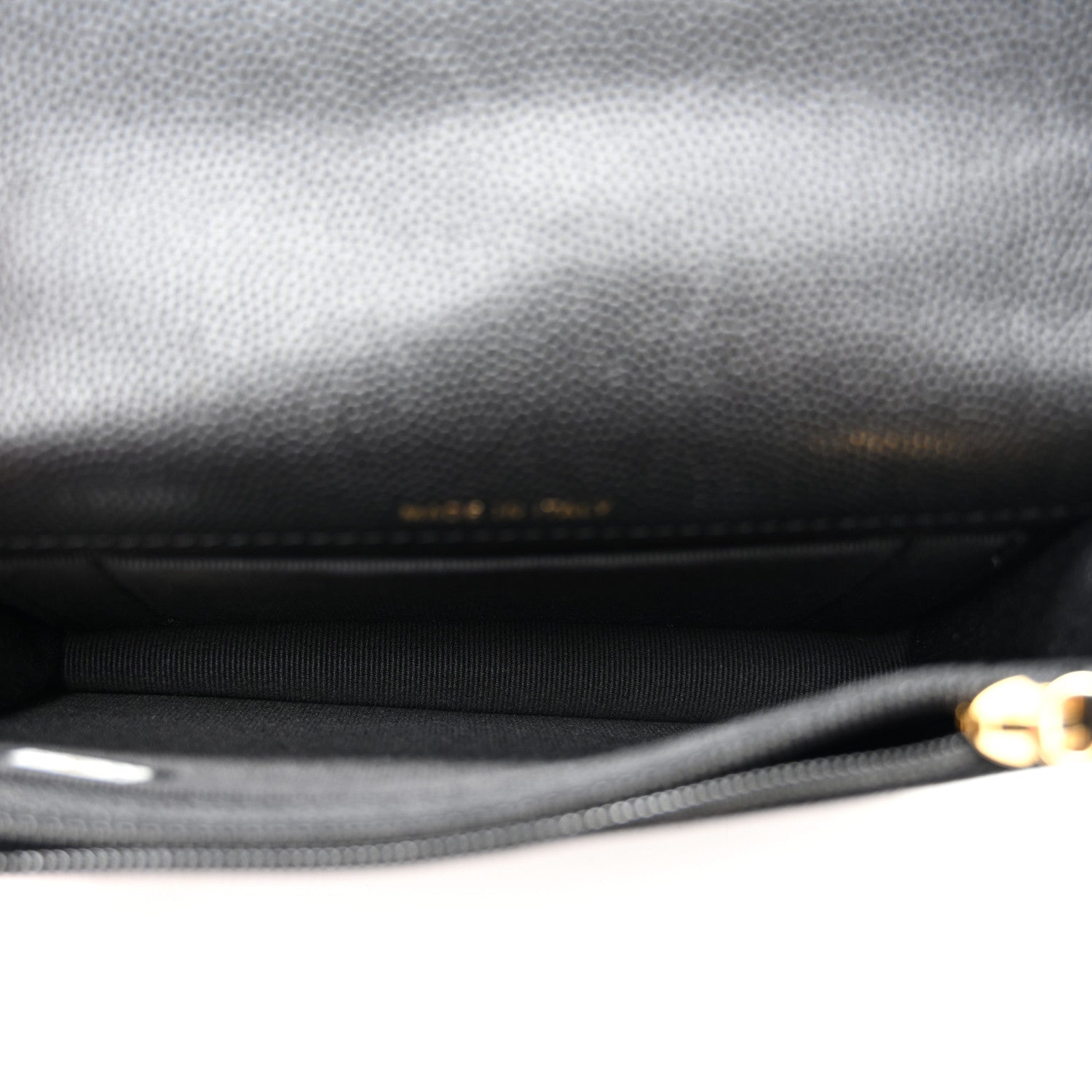 Chanel Caviar Quilted Pocket Twins Clutch With Chain  Black 5 of 11