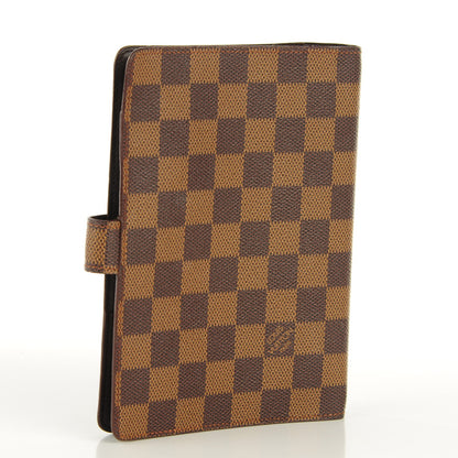 Louis Vuitton Damier Ebene Medium Ring Agenda Cover 3 of 7
