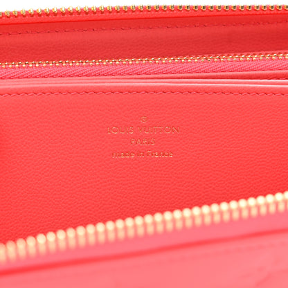 Louis Vuitton Lambskin Embossed Monogram Coussin Zippy Wallet Pink 6 of 6