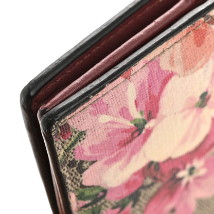 Gucci GG Supreme Monogram Blooms Card Case Beige Multicolor Dry Rose 10 of 11