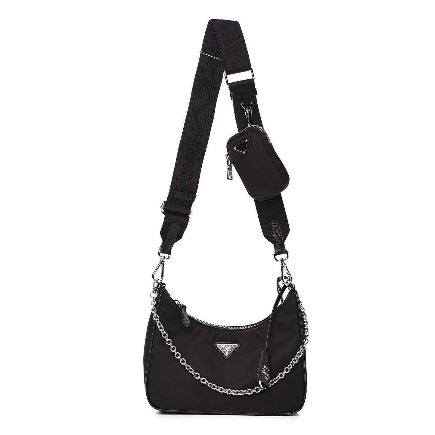 Nylon Re-Edition 2005 Shoulder Bag Black