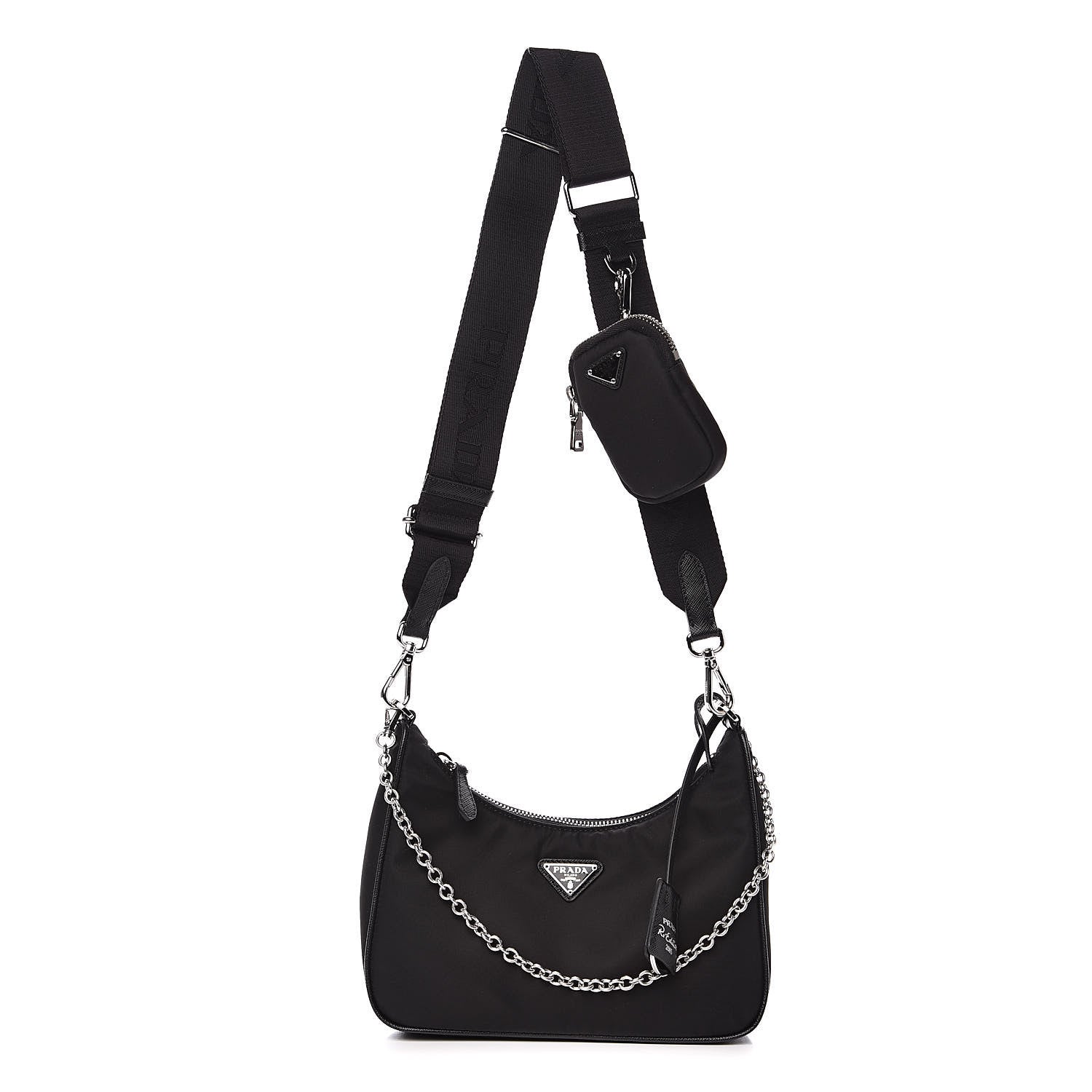 Prada Nylon Re-Edition 2005 Shoulder Bag Black 1 of 9
