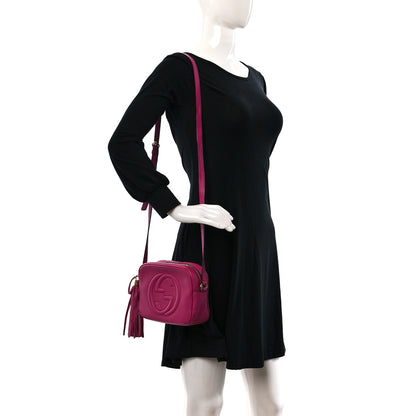 Gucci Cellrius Calfskin Small Soho Disco Bag Bright Bouganville 2 of 14